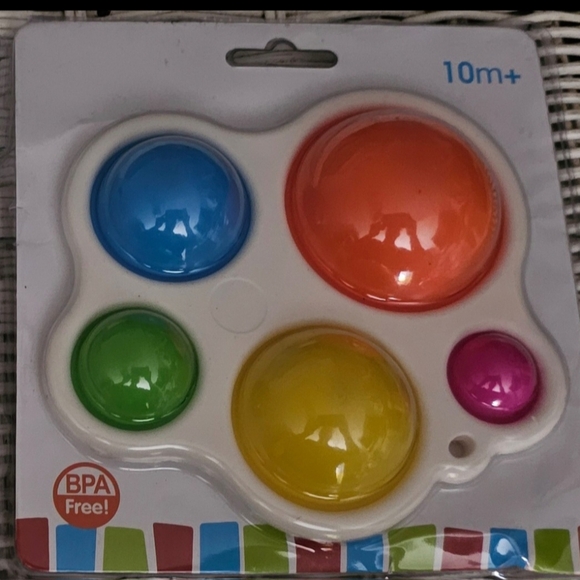 dimple sensory toy Other - New Sensory Toy Vibrant Colorful Learning Dimple Pop Toy Set Bundle Of 2